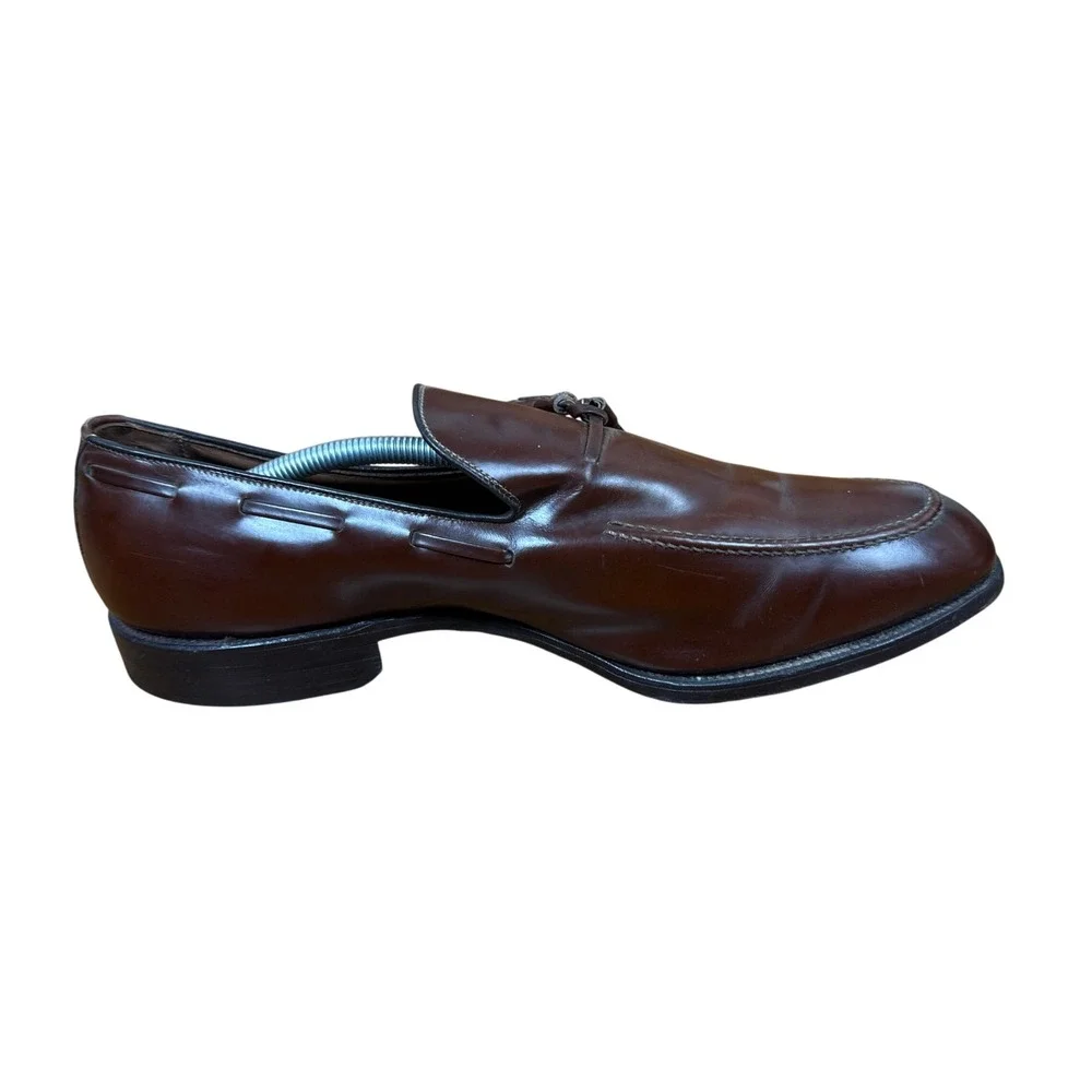 Allen Edmonds Tassel Loafers Mens 11.5 Brown Leather Dress Shoes 8753